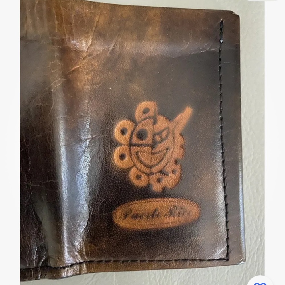 Genuine Leather Brown Wallet Made In Puerto Rico
